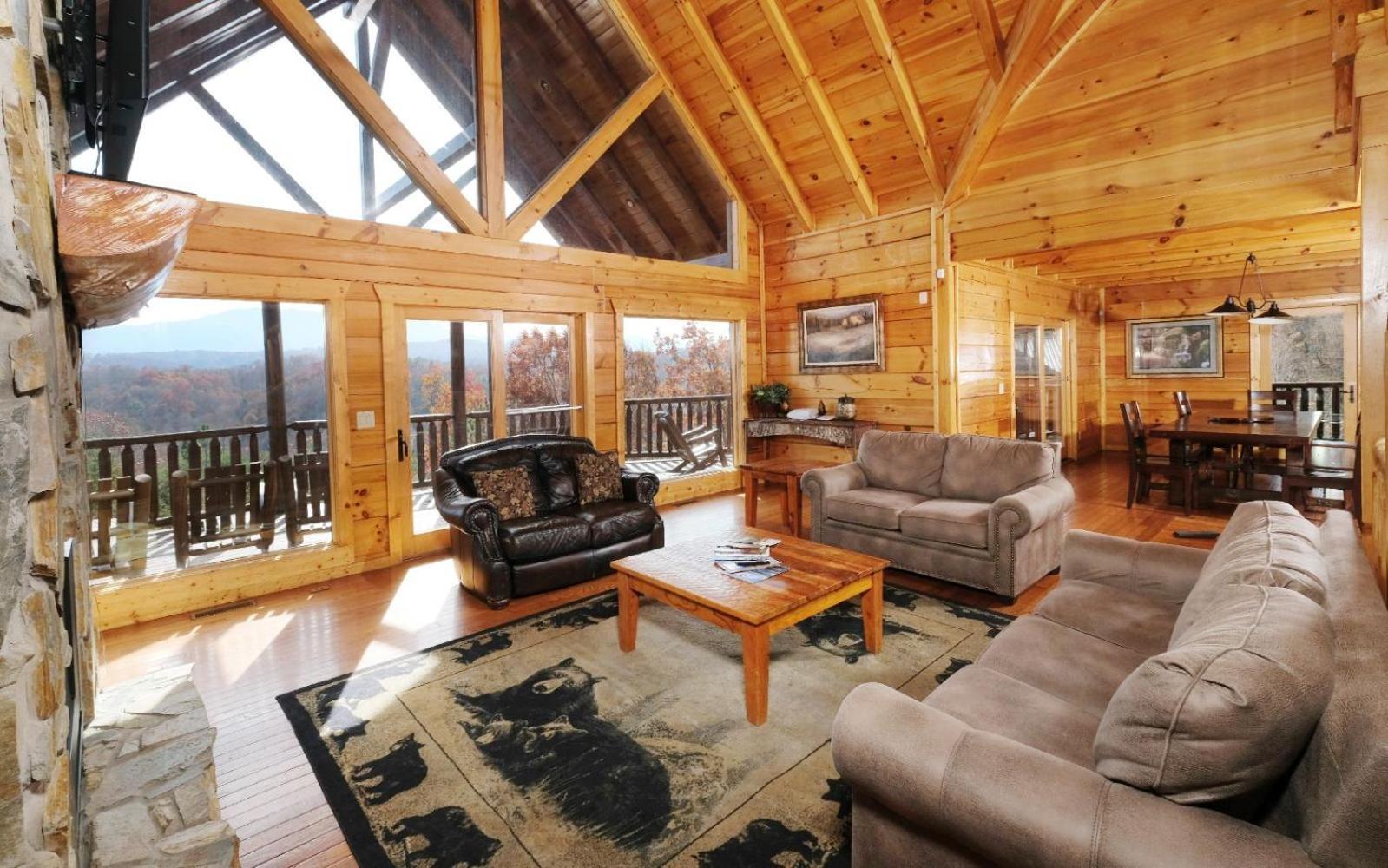 Smoky Vista Lodge Севьервилл Экстерьер фото