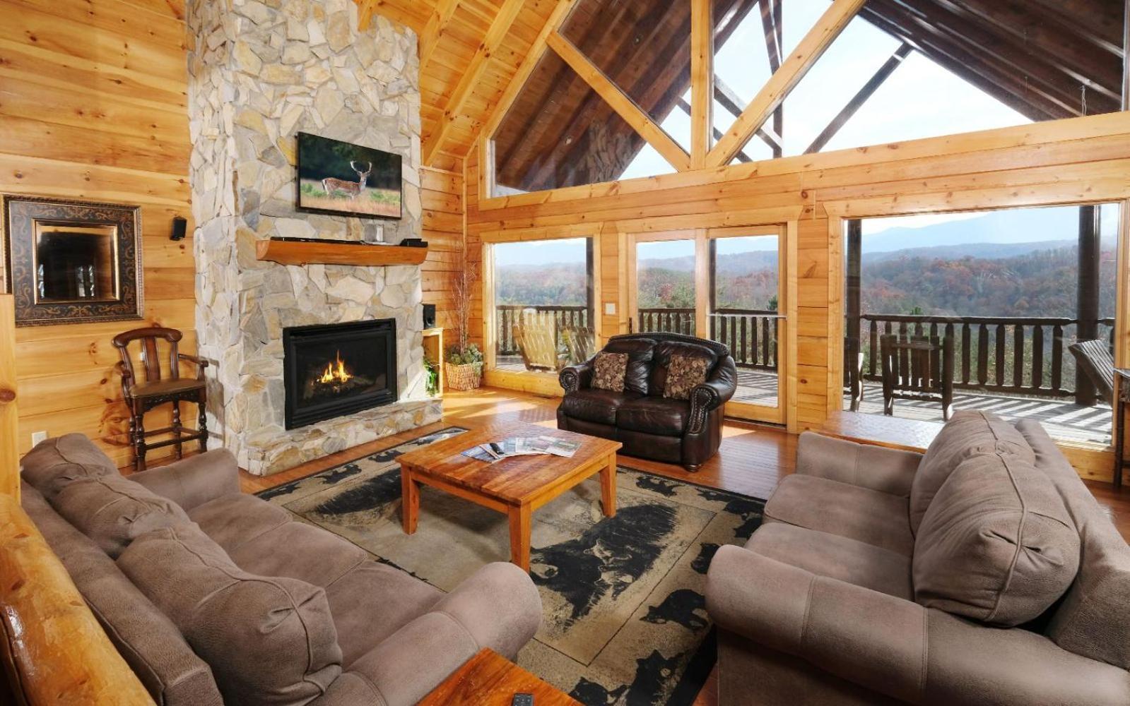 Smoky Vista Lodge Севьервилл Экстерьер фото