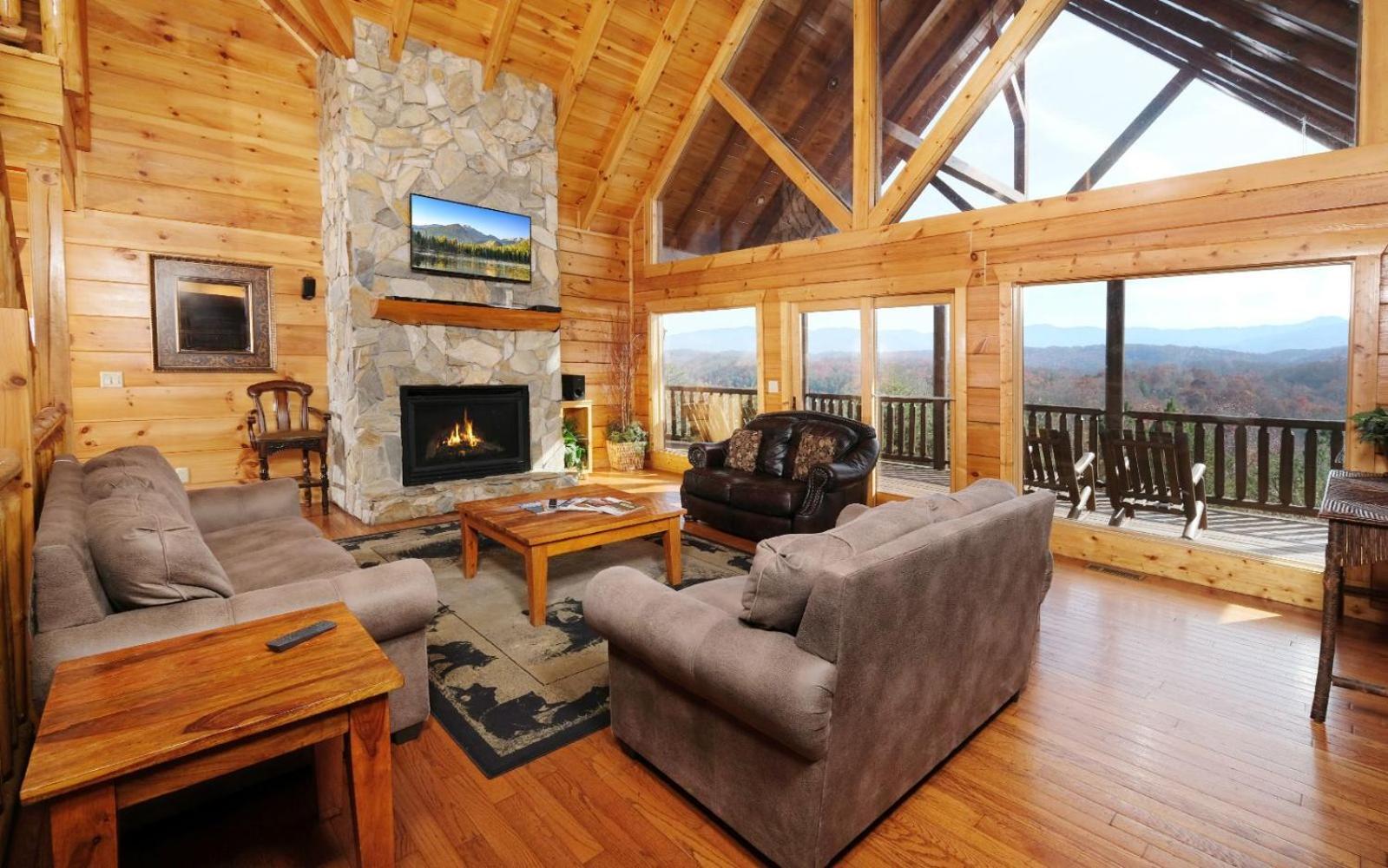 Smoky Vista Lodge Севьервилл Экстерьер фото